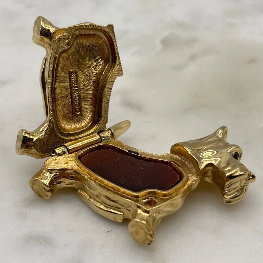 VINTAGE ESTEE LAUDER‎ SCOTTIE DOG COMPACT